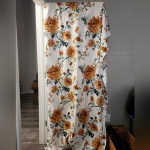 Beautiful floral curtains